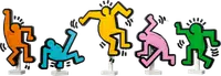LEGO 31216 Keith Haring — tańczące postacie