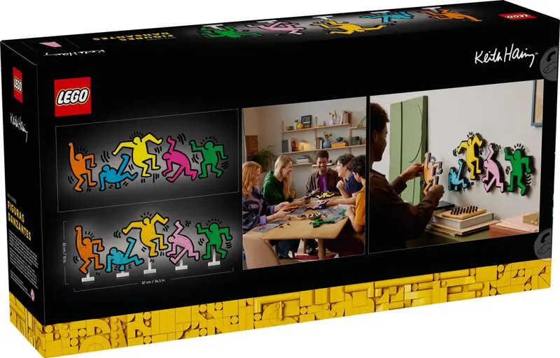 LEGO 31216 Keith Haring - tańczące postacie zdjęcie 2
