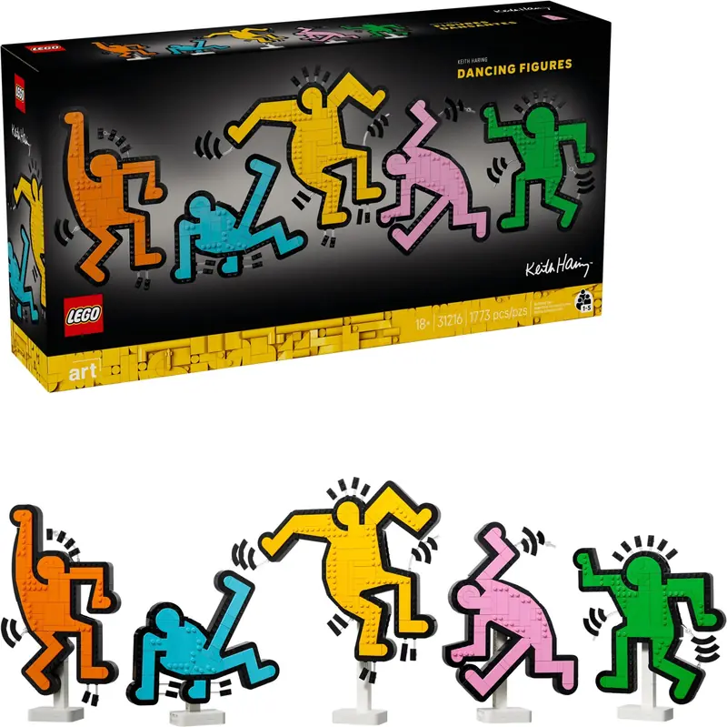 LEGO 31216 Keith Haring - tańczące postacie zdjęcie 3