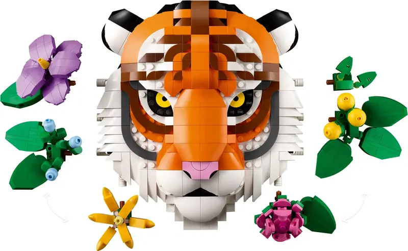 LEGO 31217 Kolekcja zwierząt - tygrys zdjęcie 4