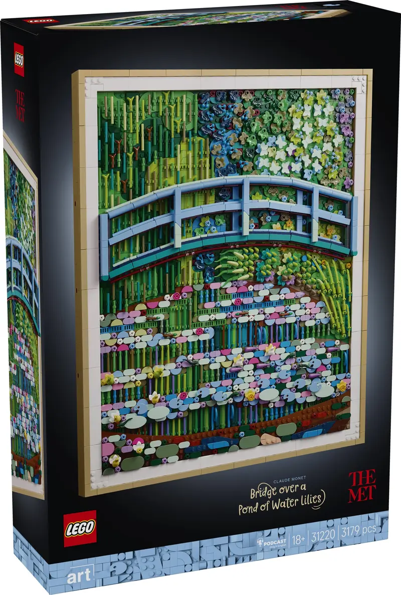 LEGO 31220 Claude Monet - Most nad stawem z liliami wodnymi zdjęcie 6