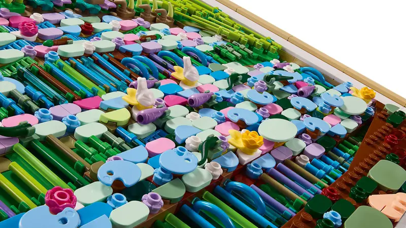 LEGO 31220 Claude Monet - Most nad stawem z liliami wodnymi zdjęcie 12
