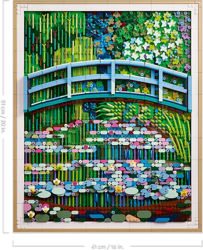 LEGO 31220 Claude Monet - Most nad stawem z liliami wodnymi zdjęcie 13