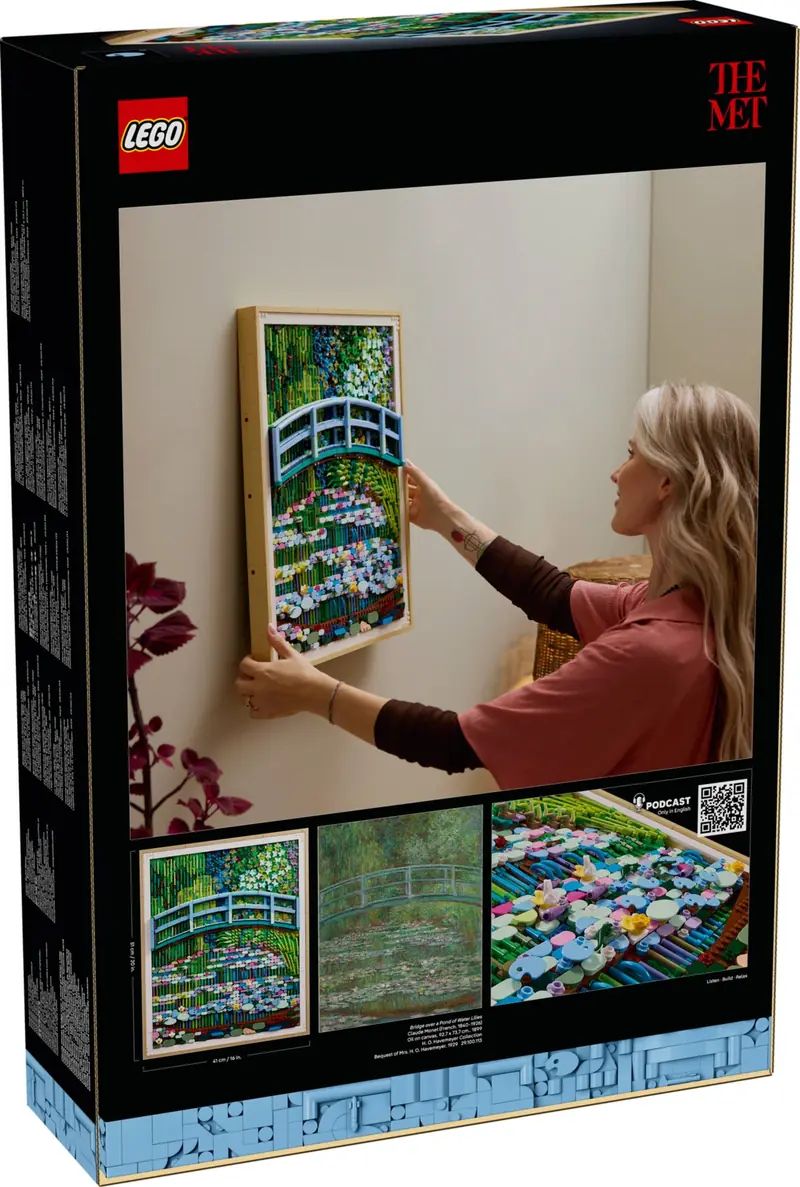LEGO 31220 Claude Monet - Most nad stawem z liliami wodnymi zdjęcie 2