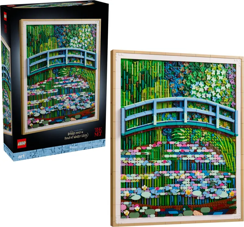 LEGO 31220 Claude Monet - Most nad stawem z liliami wodnymi zdjęcie 5