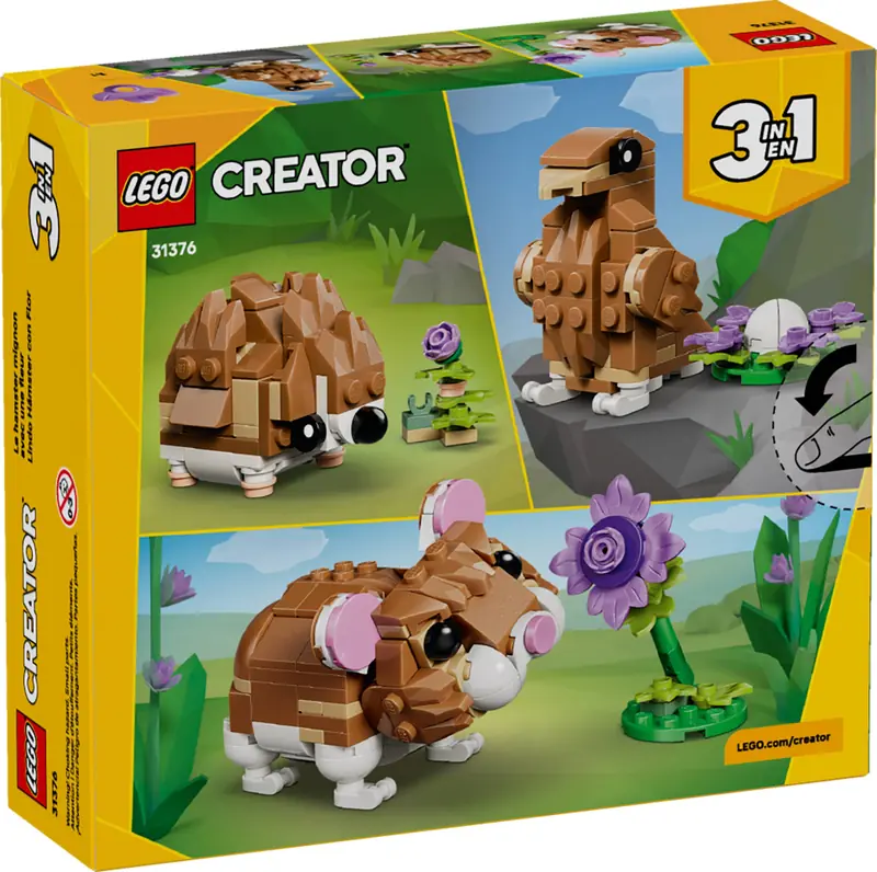 LEGO 31376 Uroczy chomik z kwiatkiem zdjęcie 2