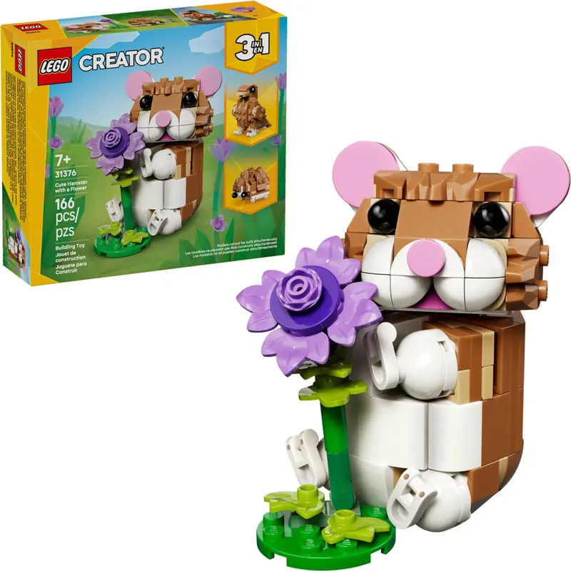 LEGO 31376 Uroczy chomik z kwiatkiem zdjęcie 3