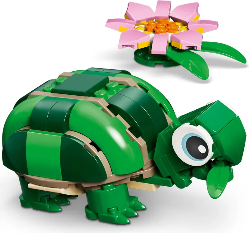 LEGO 31377 Żółw i kwiat lilii wodnej zdjęcie 5
