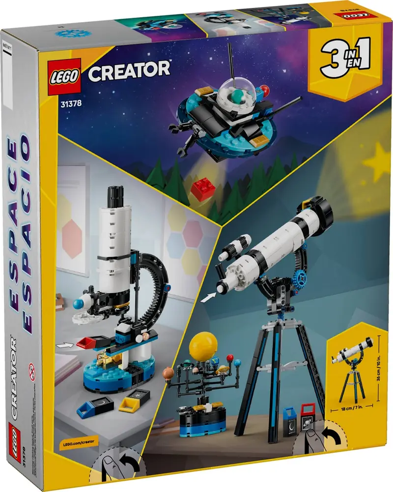 LEGO 31378 Teleskop do odkrywania kosmosu zdjęcie 2