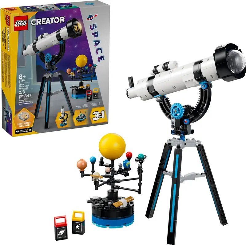 LEGO 31378 Teleskop do odkrywania kosmosu zdjęcie 3