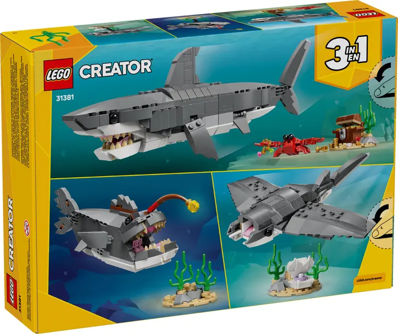 LEGO 31381 Groźny rekin i skrzynia ze skarbem zdjęcie 2