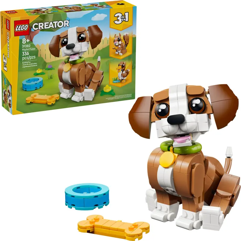 LEGO 31382 Urocze zwierzątka: psotny szczeniaczek zdjęcie 3