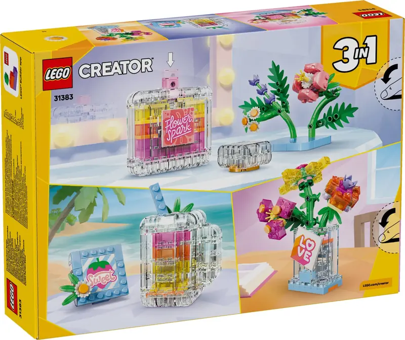 LEGO 31383 Flakon perfum z kwiatową ozdobą zdjęcie 2