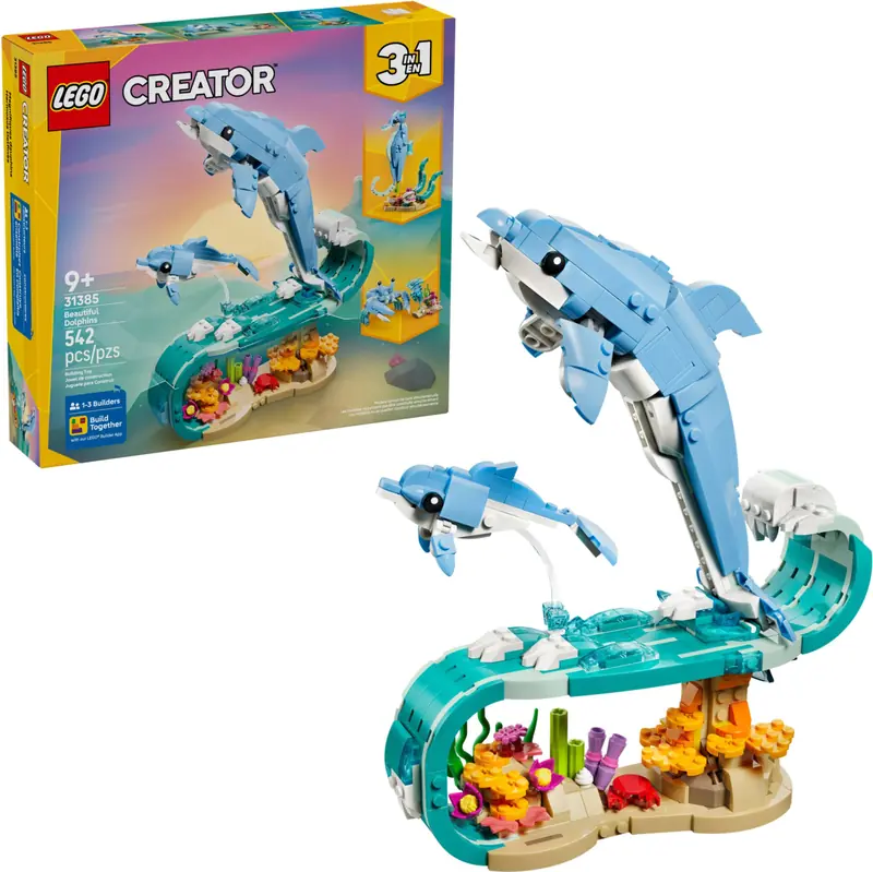 LEGO 31385 Zwierzęta morskie: piękny delfin zdjęcie 3