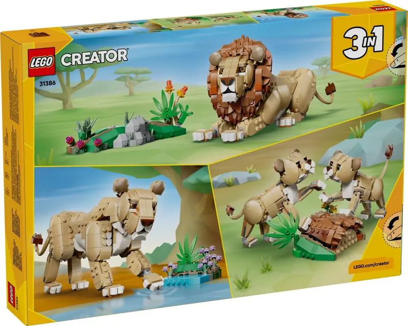 LEGO 31386 Dzikie zwierzęta: Dumny lew zdjęcie 2