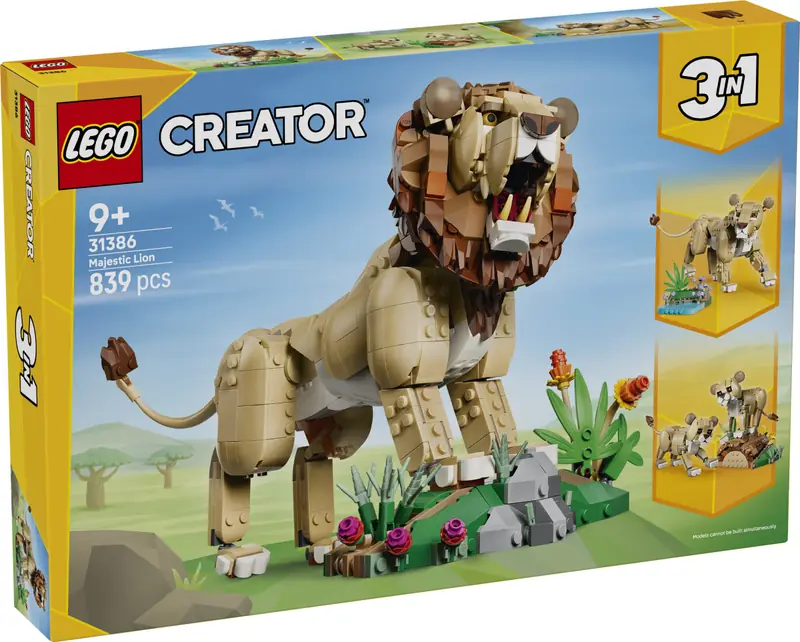 LEGO 31386 Dzikie zwierzęta: Dumny lew zdjęcie 5