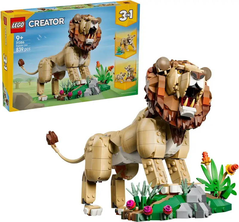 LEGO 31386 Dzikie zwierzęta: Dumny lew zdjęcie 3