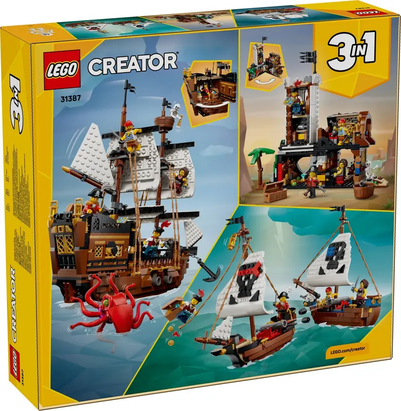 LEGO 31387 Legendarny statek piracki zdjęcie 10