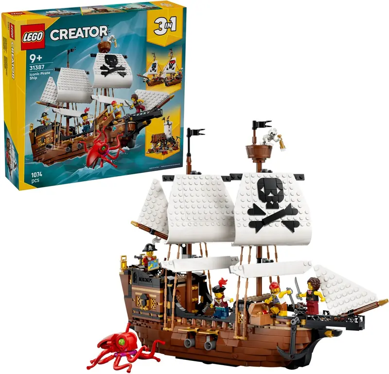 LEGO 31387 Legendarny statek piracki zdjęcie 3