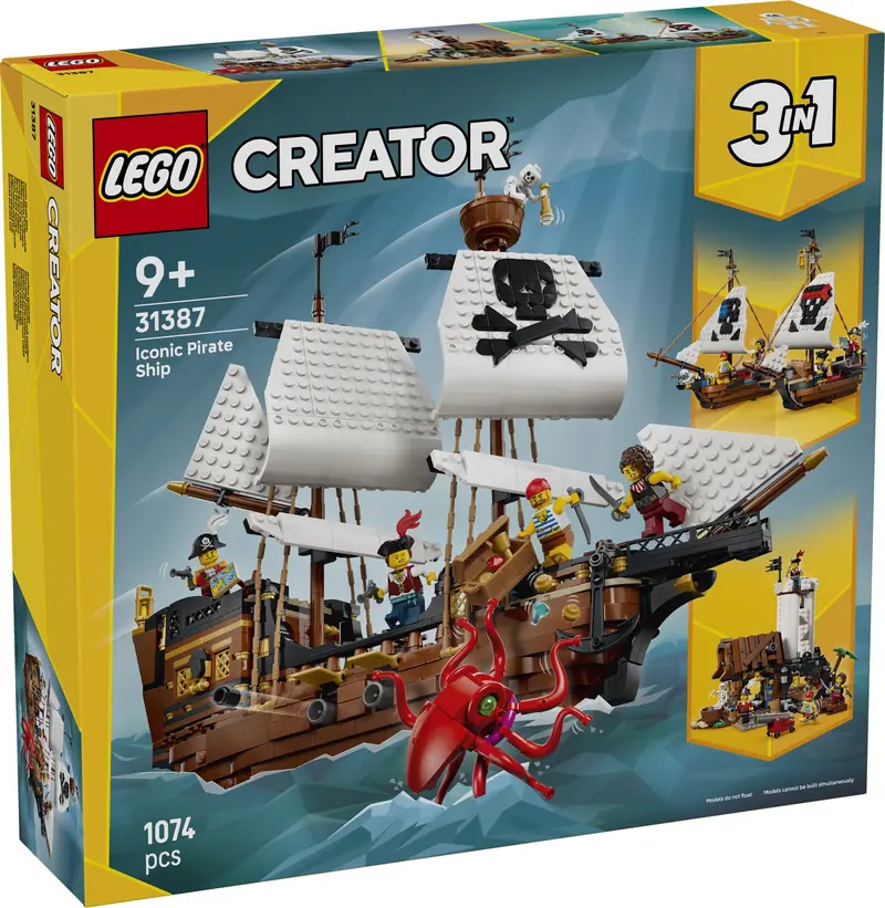 LEGO 31387 Legendarny statek piracki zdjęcie 2