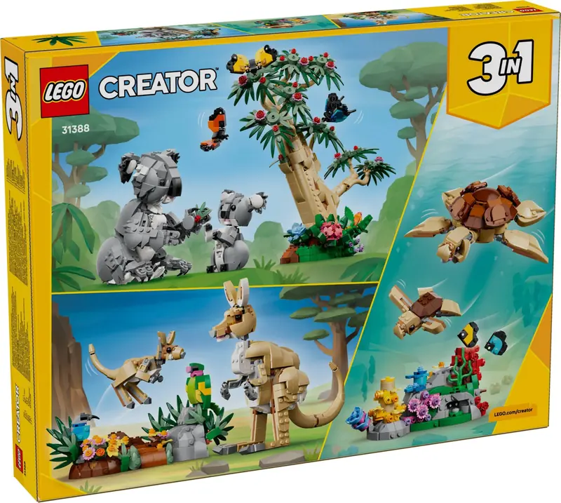 LEGO 31388 Dzikie zwierzęta: Rodzina koali zdjęcie 2