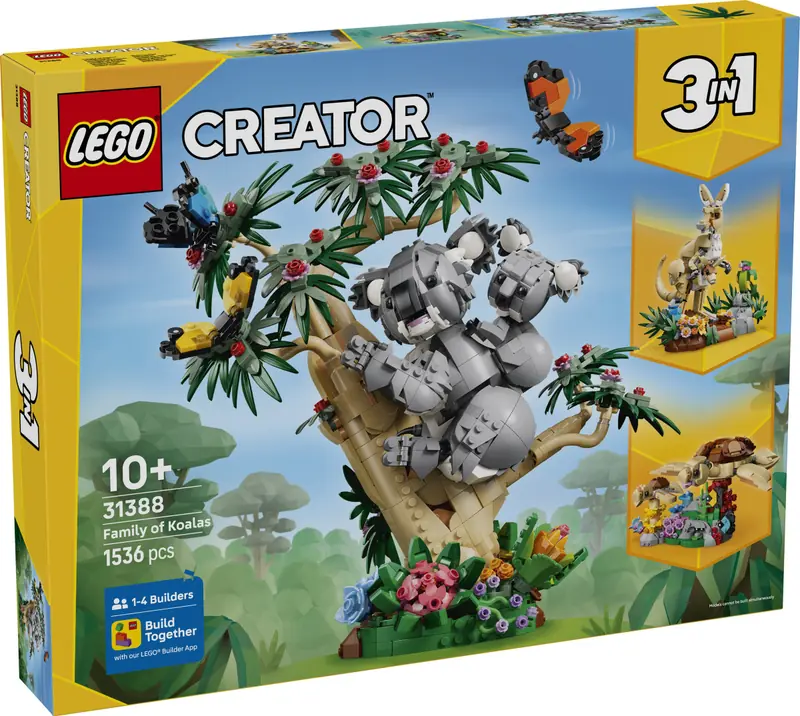 LEGO 31388 Dzikie zwierzęta: Rodzina koali zdjęcie 5