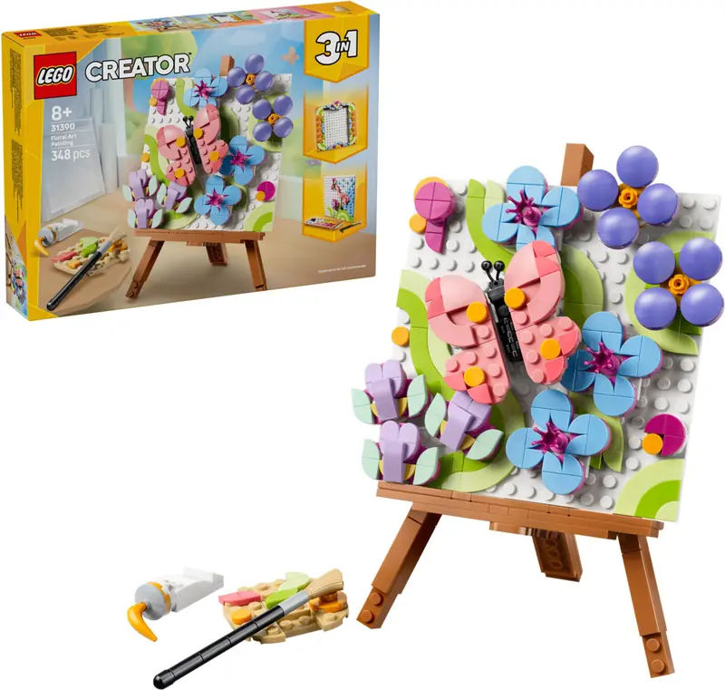 LEGO 31390 Dekoracyjny obraz z kwiatami zdjęcie 3