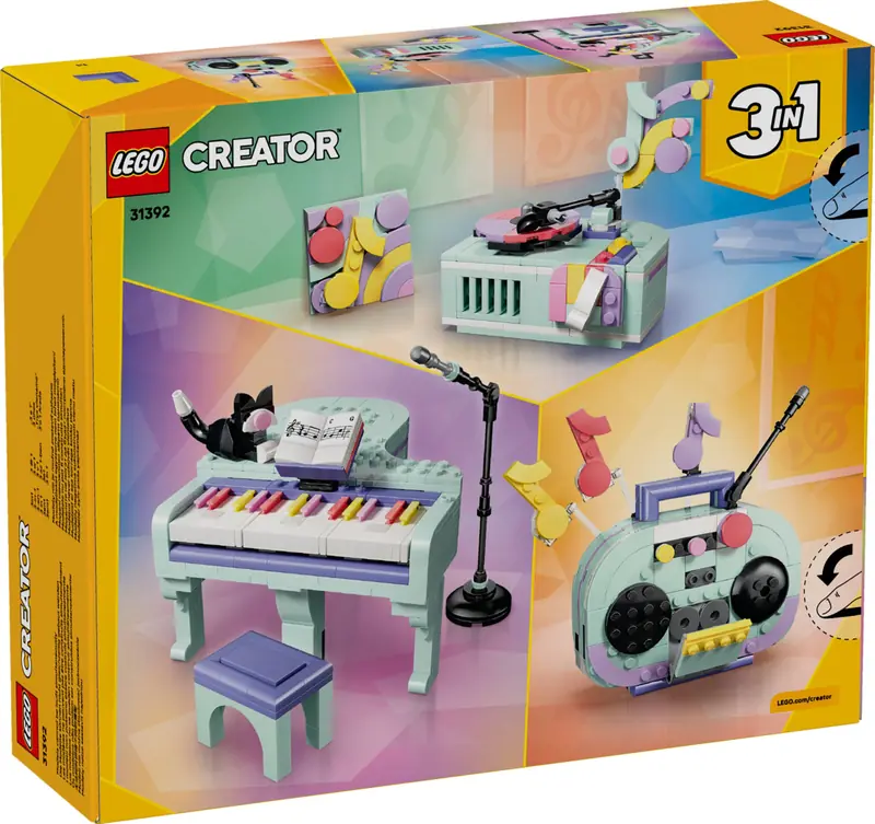 LEGO 31392 Dekoracyjny fortepian z kotem zdjęcie 8