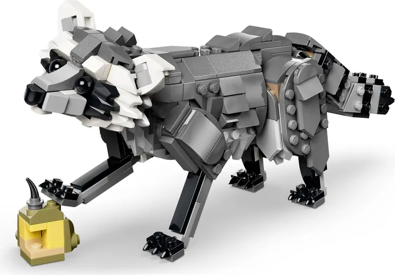 LEGO 31393 Leśne zwierzęta: Wilk szary zdjęcie 12