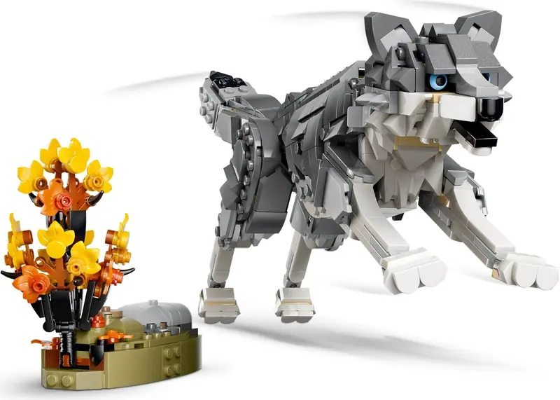 LEGO 31393 Leśne zwierzęta: Wilk szary zdjęcie 13