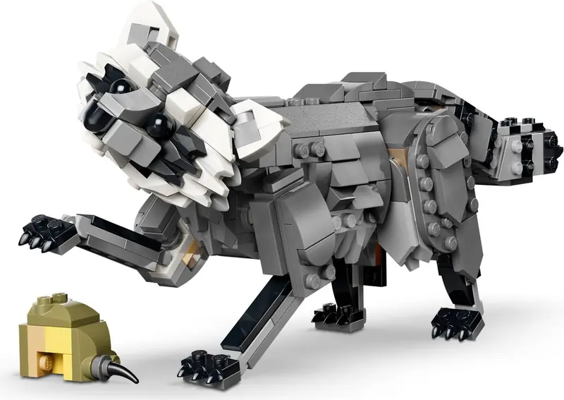 LEGO 31393 Leśne zwierzęta: Wilk szary zdjęcie 5