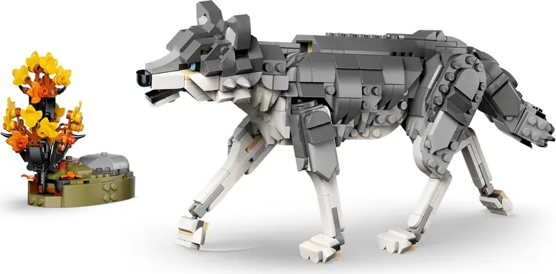 LEGO 31393 Leśne zwierzęta: Wilk szary zdjęcie 6