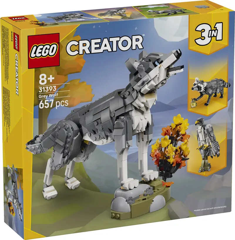 LEGO 31393 Leśne zwierzęta: Wilk szary zdjęcie 2