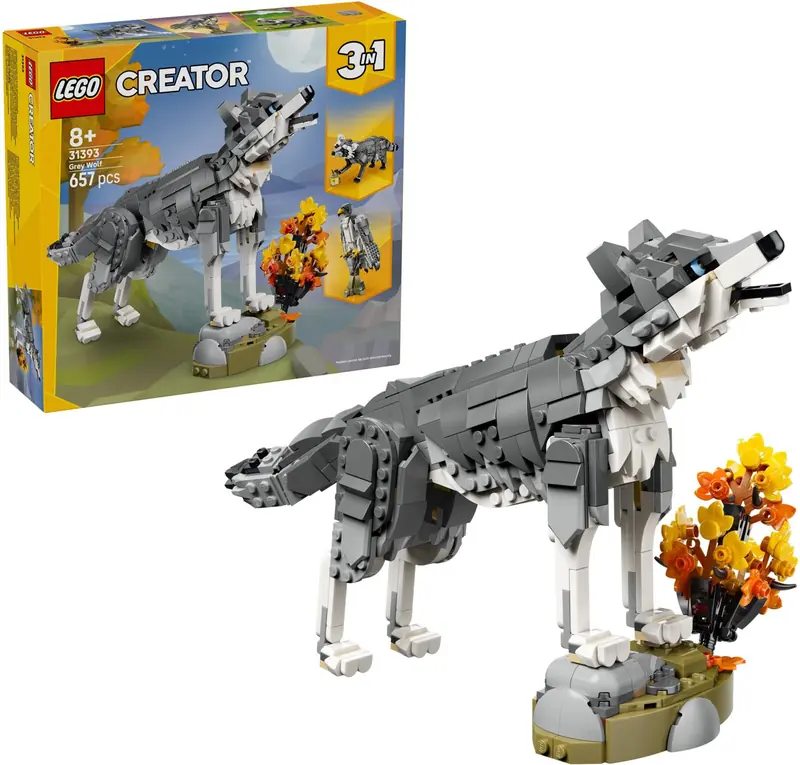 LEGO 31393 Leśne zwierzęta: Wilk szary zdjęcie 3