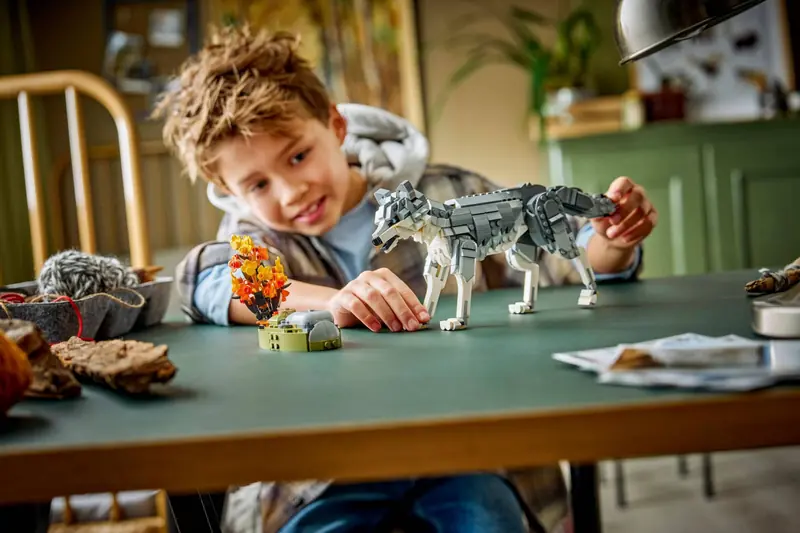 LEGO 31393 Leśne zwierzęta: Wilk szary zdjęcie 15