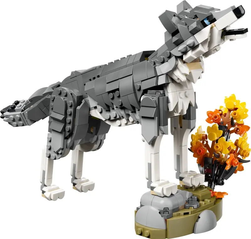 LEGO 31393 Leśne zwierzęta: Wilk szary zdjęcie 10