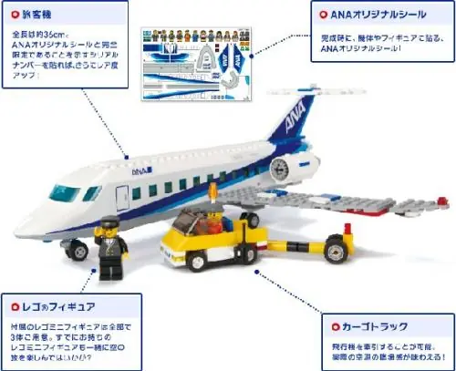 LEGO 3181 Passenger Plane - ANA Version