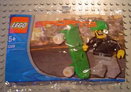 LEGO 3389 Skateboarder Bill Chupa Chups Promotional