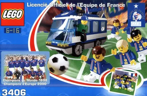 LEGO 3406 Equipe de France Team Bus
