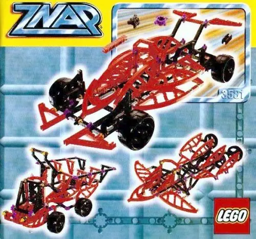 LEGO 3581 Formula Z Car in Storage Case