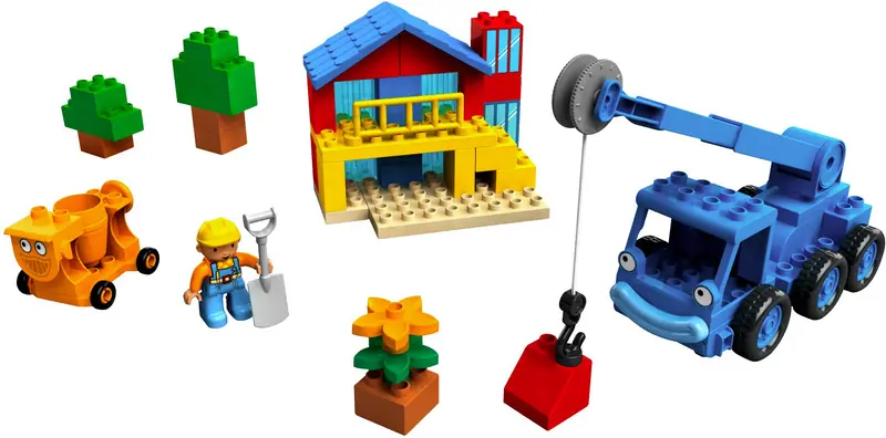 LEGO 3597 Dźwig i Betoniarka przy pracy
