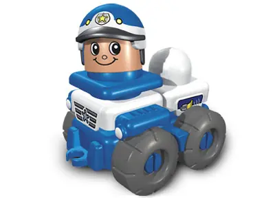 LEGO 3698 Friendly Police Car (Explore)