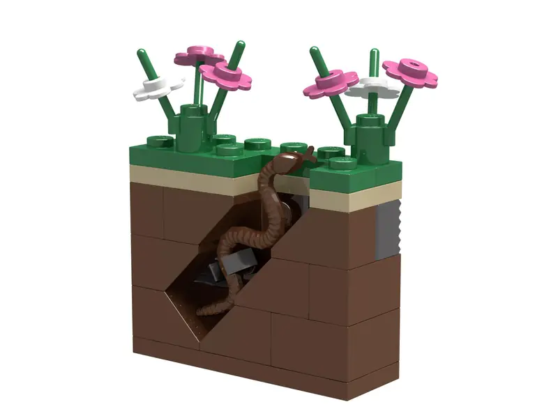 LEGO 40038 Garden and Earthworm
