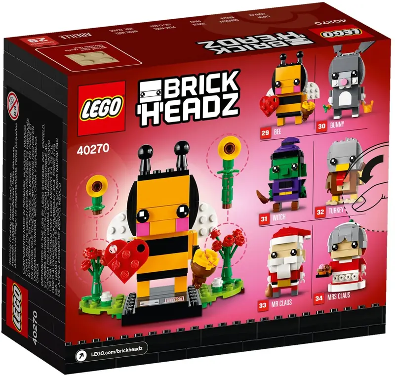 LEGO 40270 Walentynkowa pszczółka zdjęcie 3