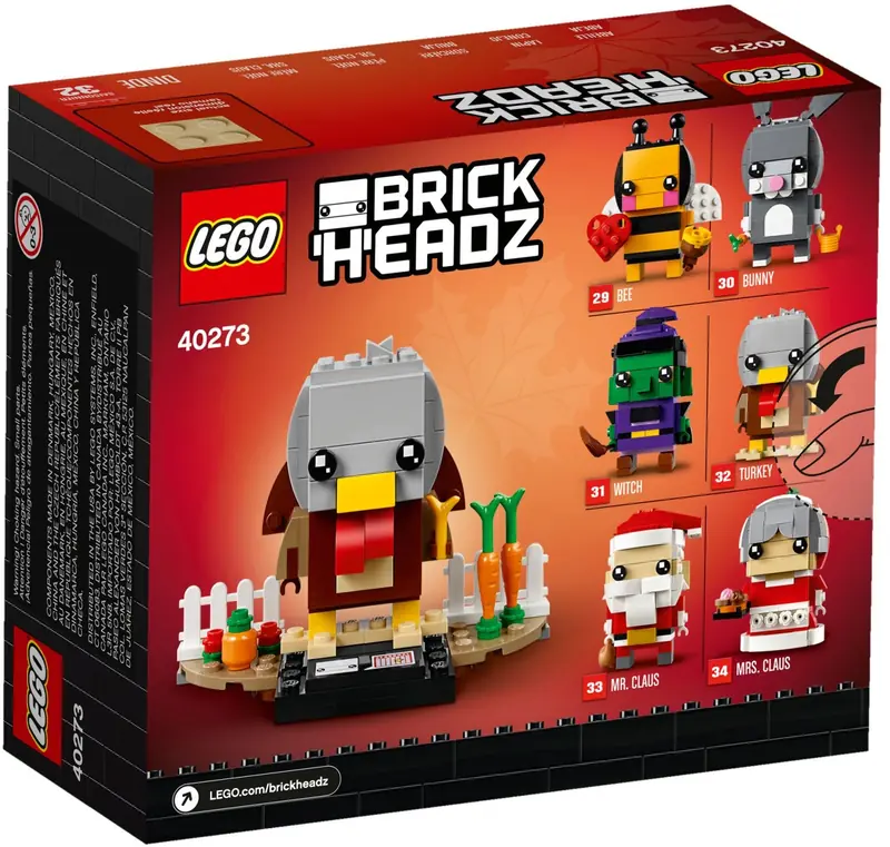 LEGO 40273 Indyk na Święto Dziękczynienia zdjęcie 4