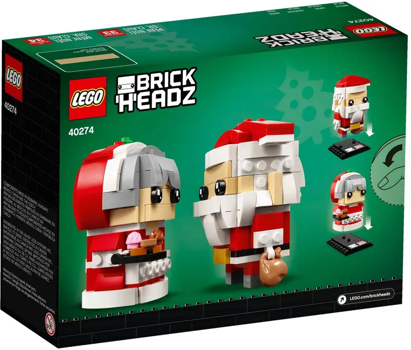LEGO 40274 Święty Mikołaj i Pani Mikołajowa zdjęcie 5