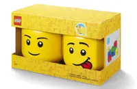LEGO 40321740 Storage Head Combo (Boy and Silly)