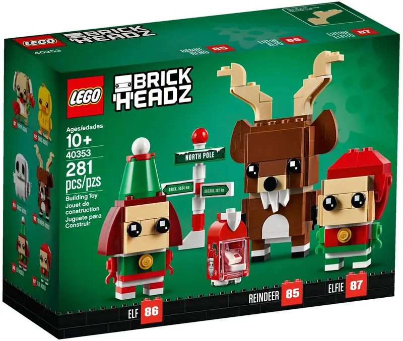 LEGO 40353 Renifer, elf i elfka zdjęcie 2