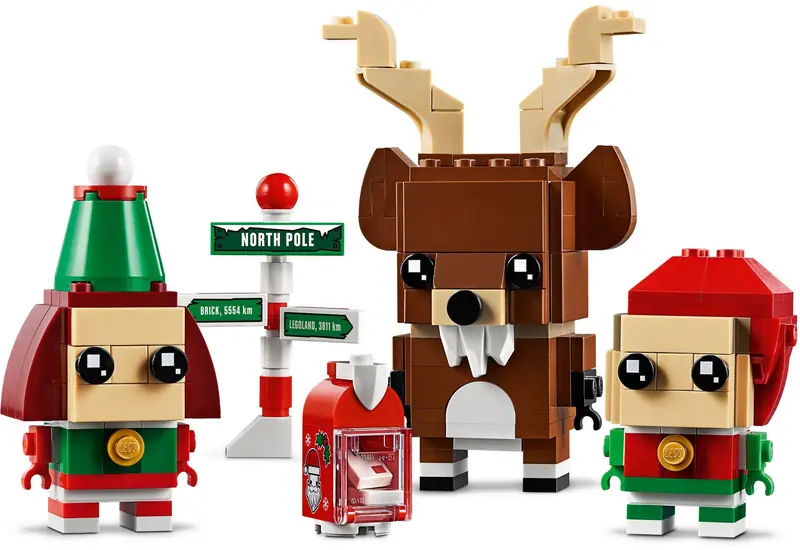 LEGO 40353 Renifer, elf i elfka zdjęcie 3
