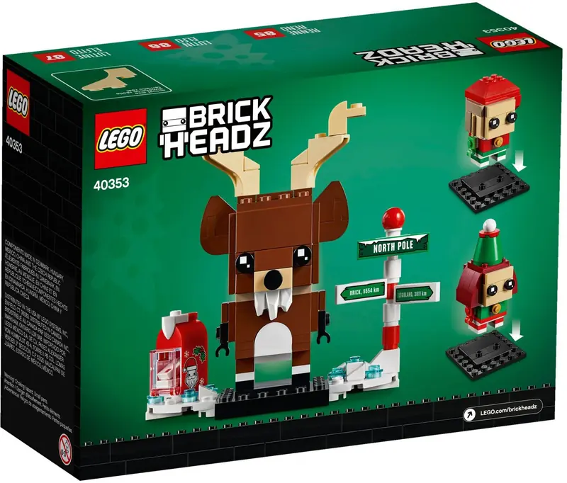 LEGO 40353 Renifer, elf i elfka zdjęcie 5